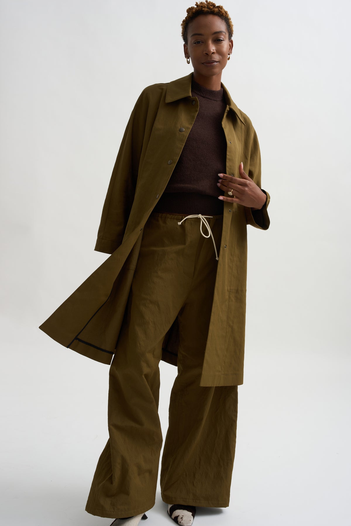Kimono Coat, Kaki