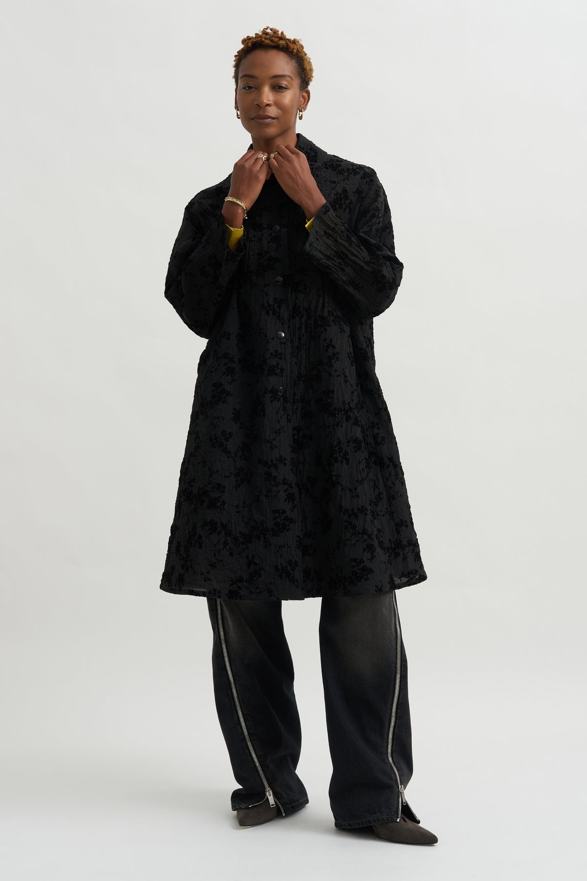 Kimono Coat, Black