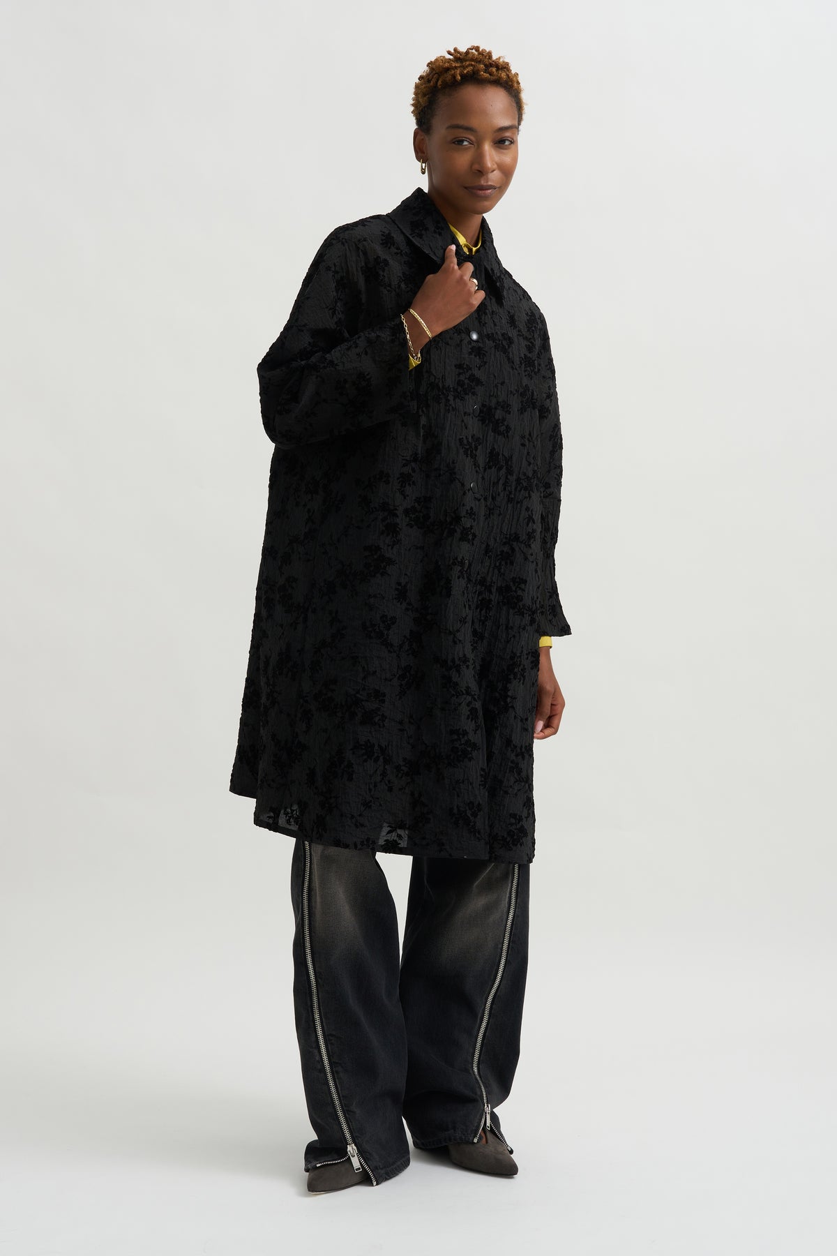 Kimono Coat, Black