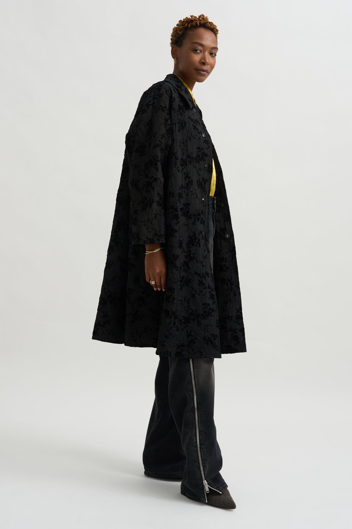 Kimono Coat, Black