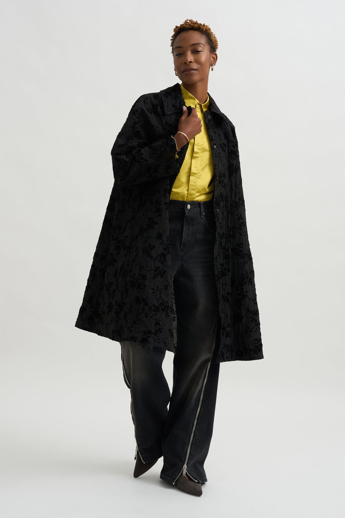 Kimono Coat, Black