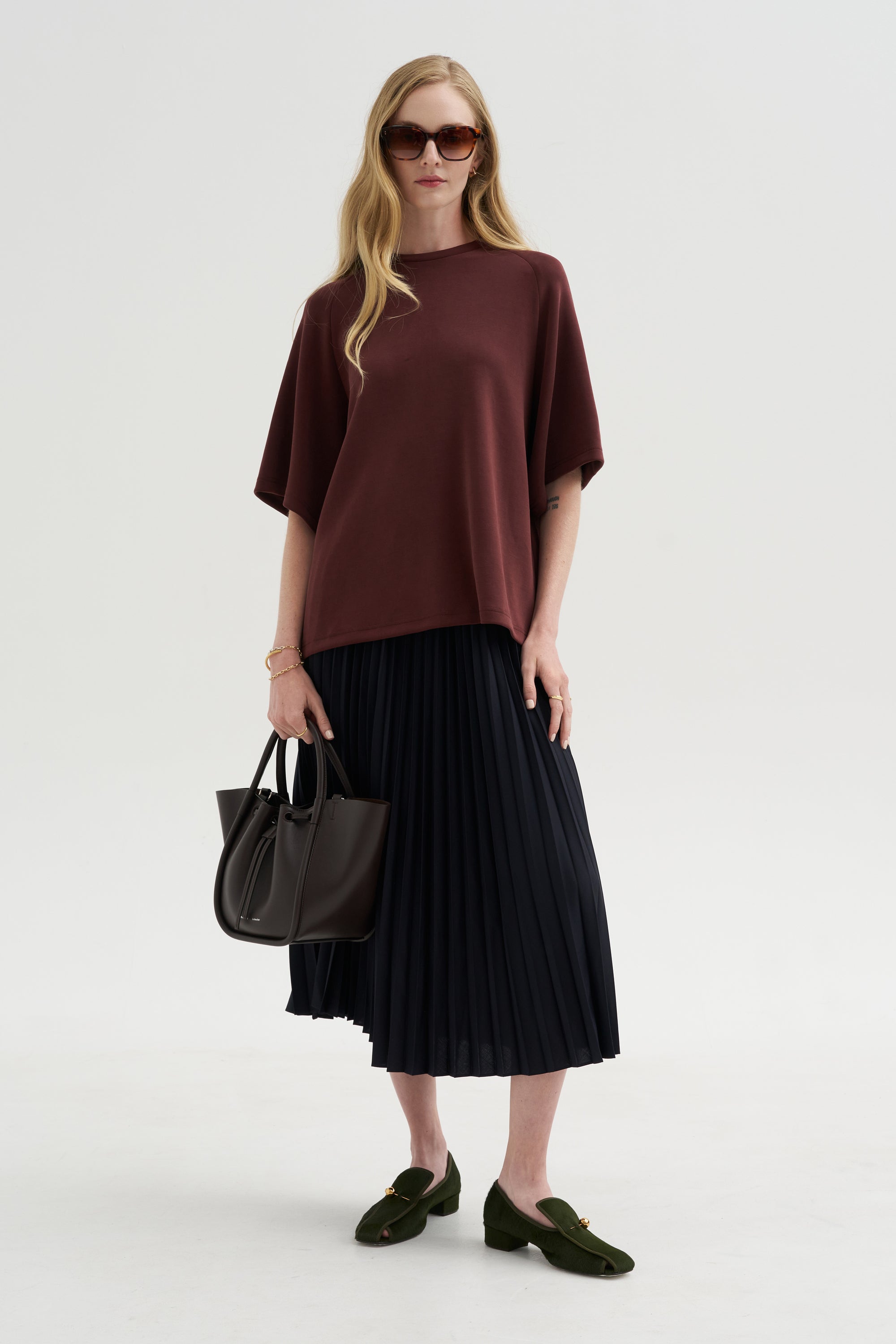 Feather Weight Viscose Neoprene Baseball T-Shirt