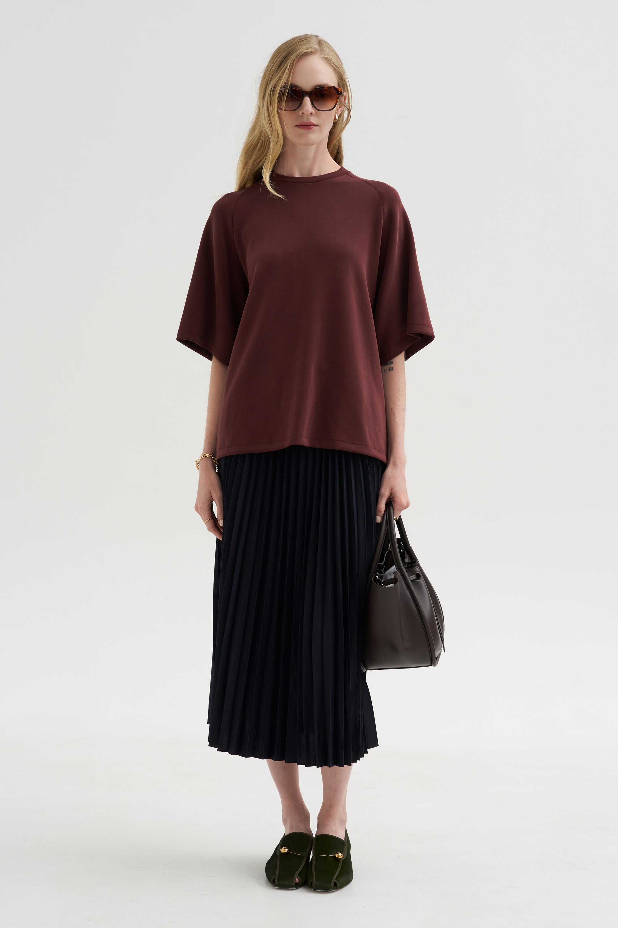 Feather Weight Viscose Neoprene Baseball T-Shirt