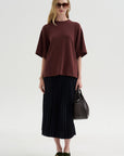 Feather Weight Viscose Neoprene Baseball T-Shirt