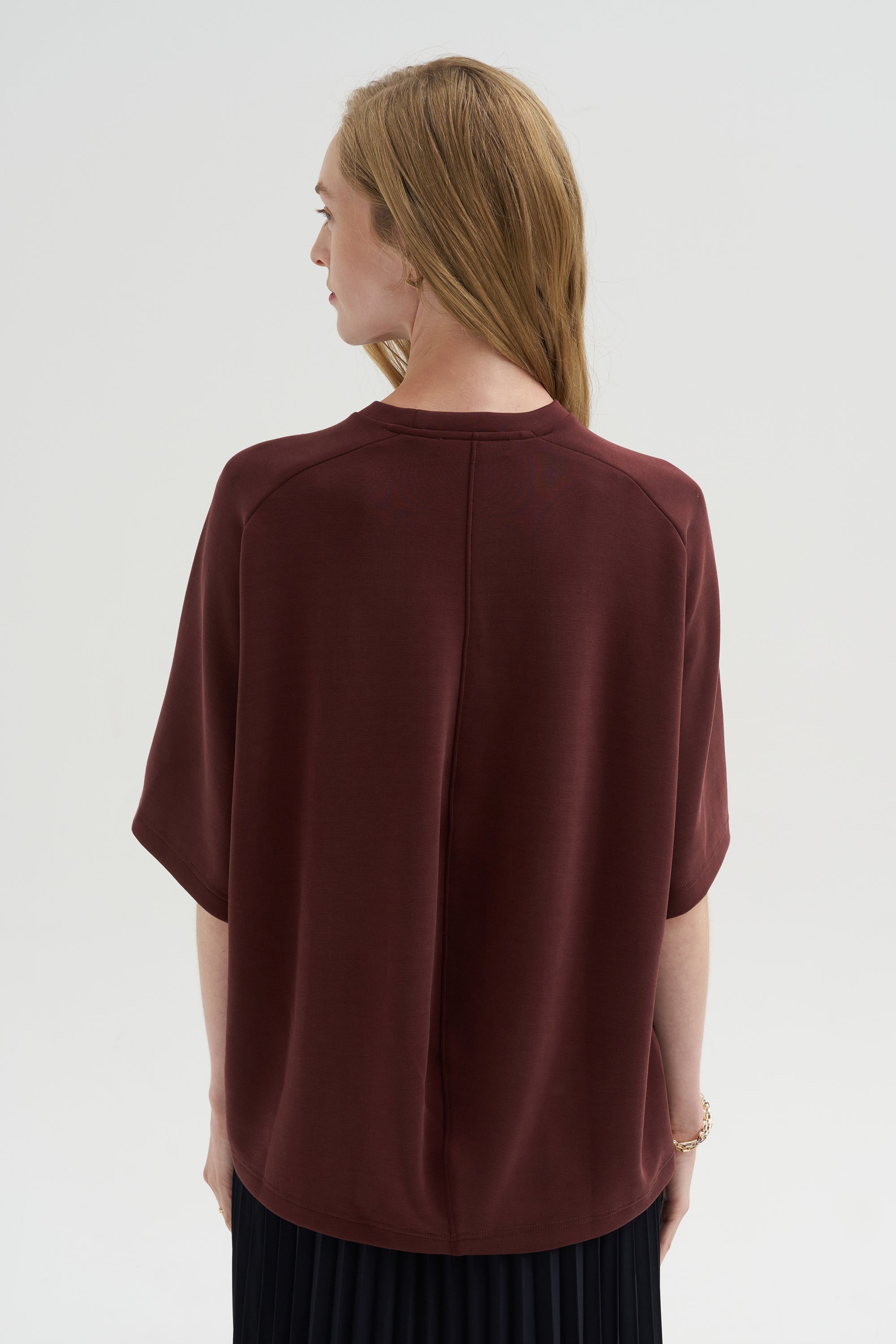 Feather Weight Viscose Neoprene Baseball T-Shirt