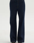 Pre-Order • Indigo Denim Pat Trouser Jean, Dark Denim