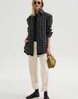 Pre-Order • Techy Plaid Easy Shirt Jacket, Blue Multi
