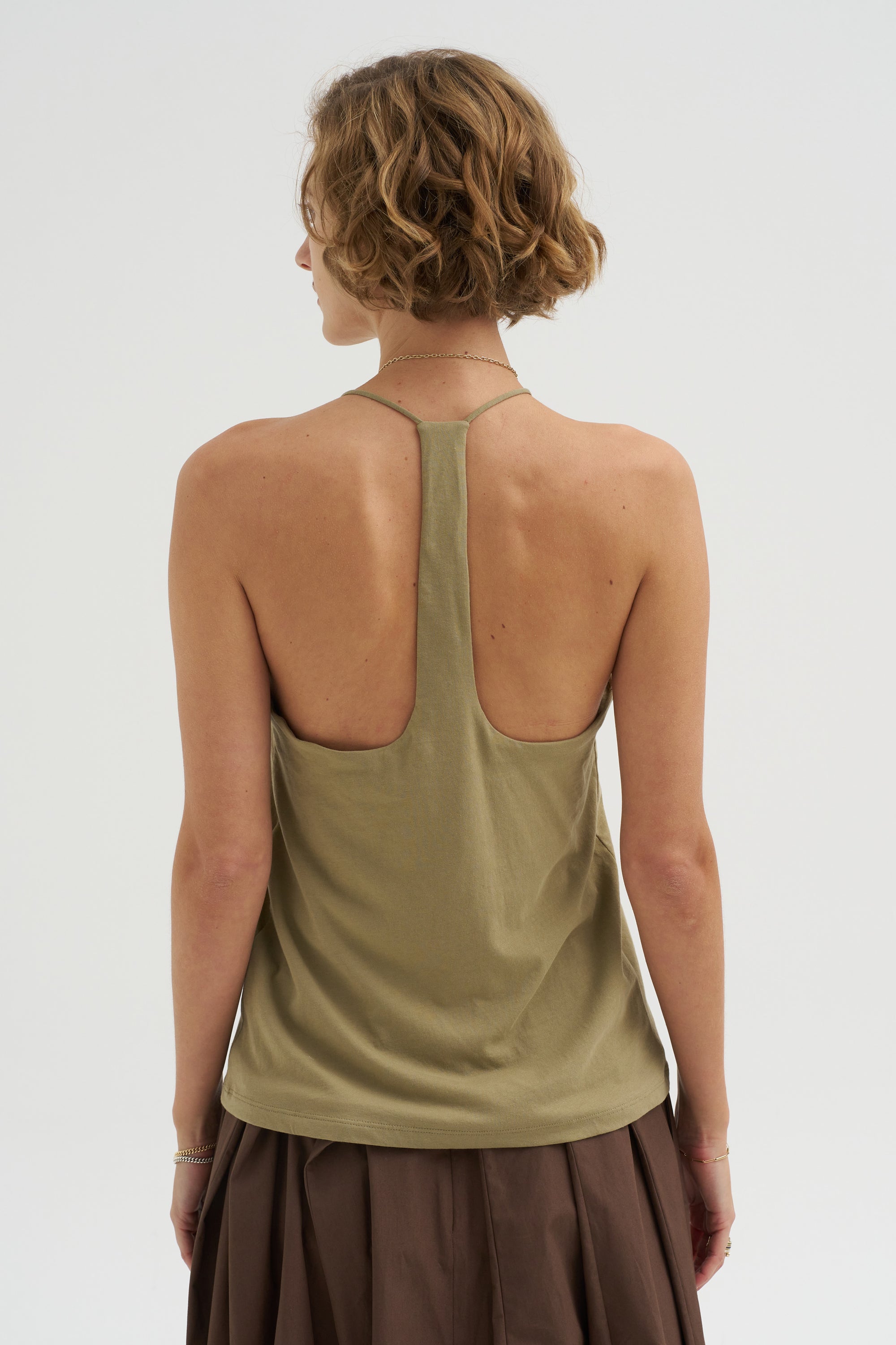 Racerback Tank, Fennel