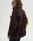 PRE-ORDER • Active Knit Zipper Detailed Track Jacket, Brown