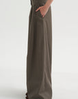 PRE-ORDER • Bio Twill Triple Pleat Pant, Dark Stone