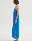 PRE-ORDER • The Crinkle Slip Dress, Bright Blue
