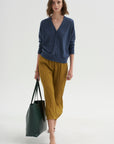 PRE-ORDER • The Crinkle Slip Skirt, Mustard