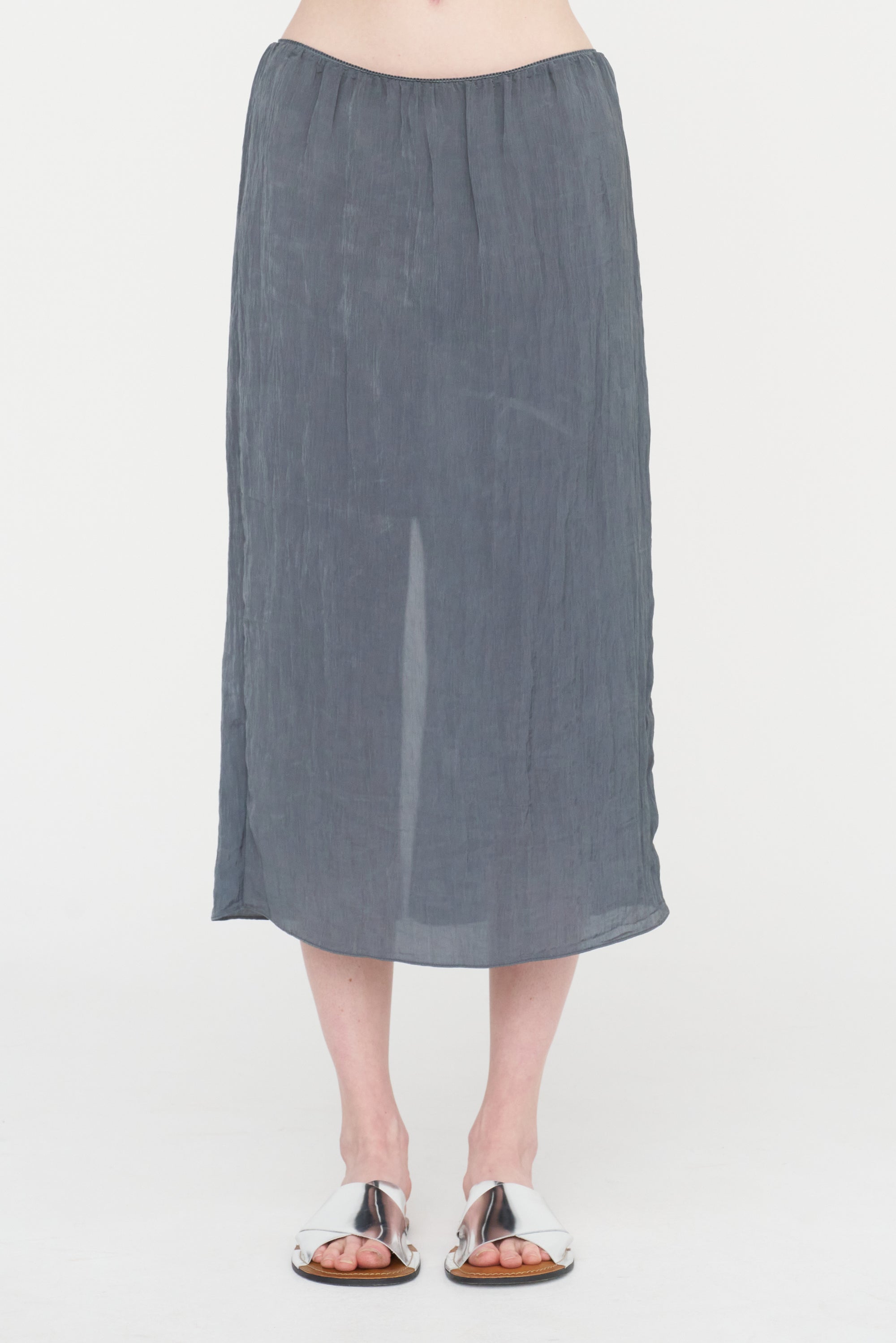 The Crinkle Slip Skirt