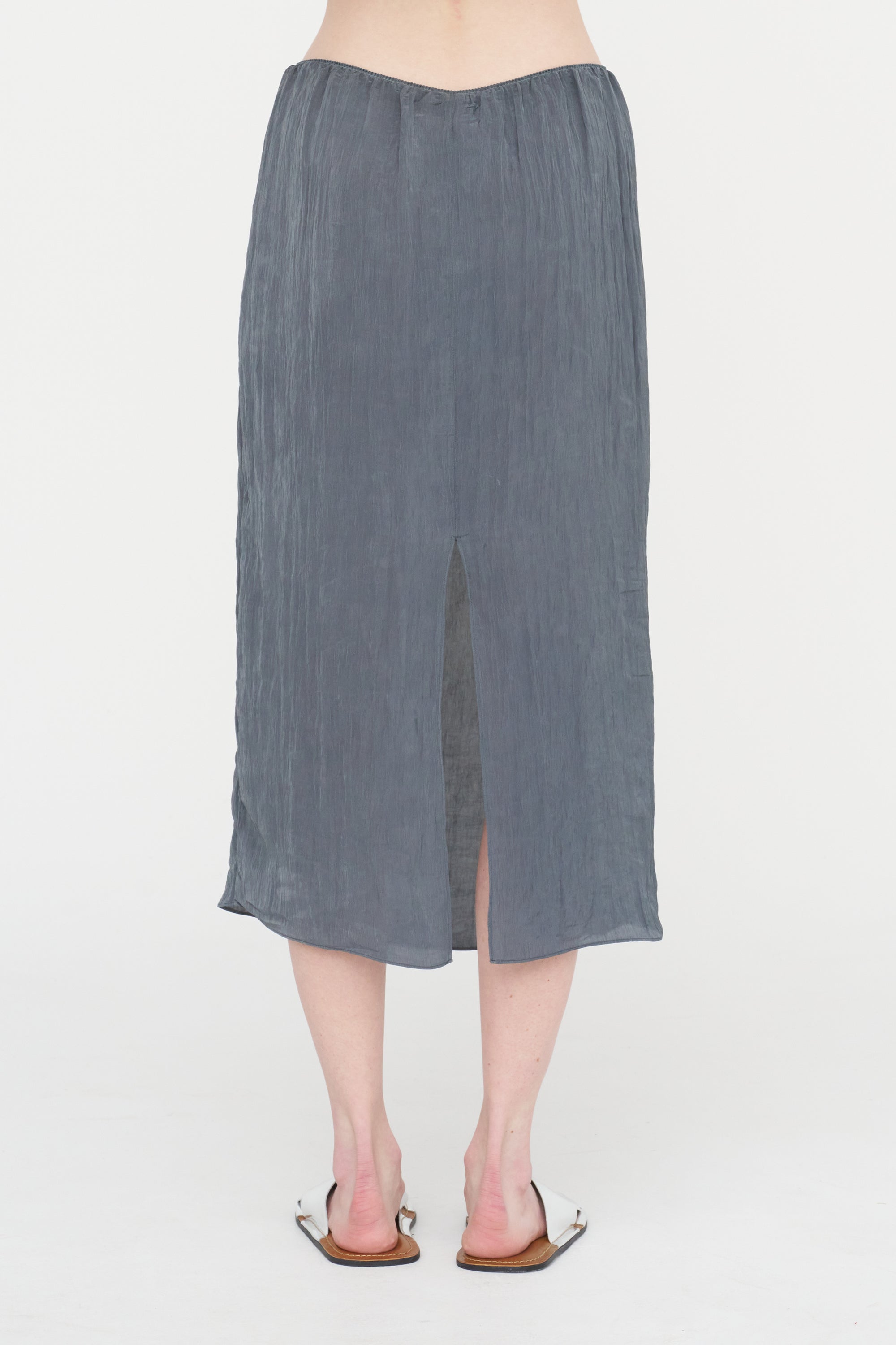 The Crinkle Slip Skirt