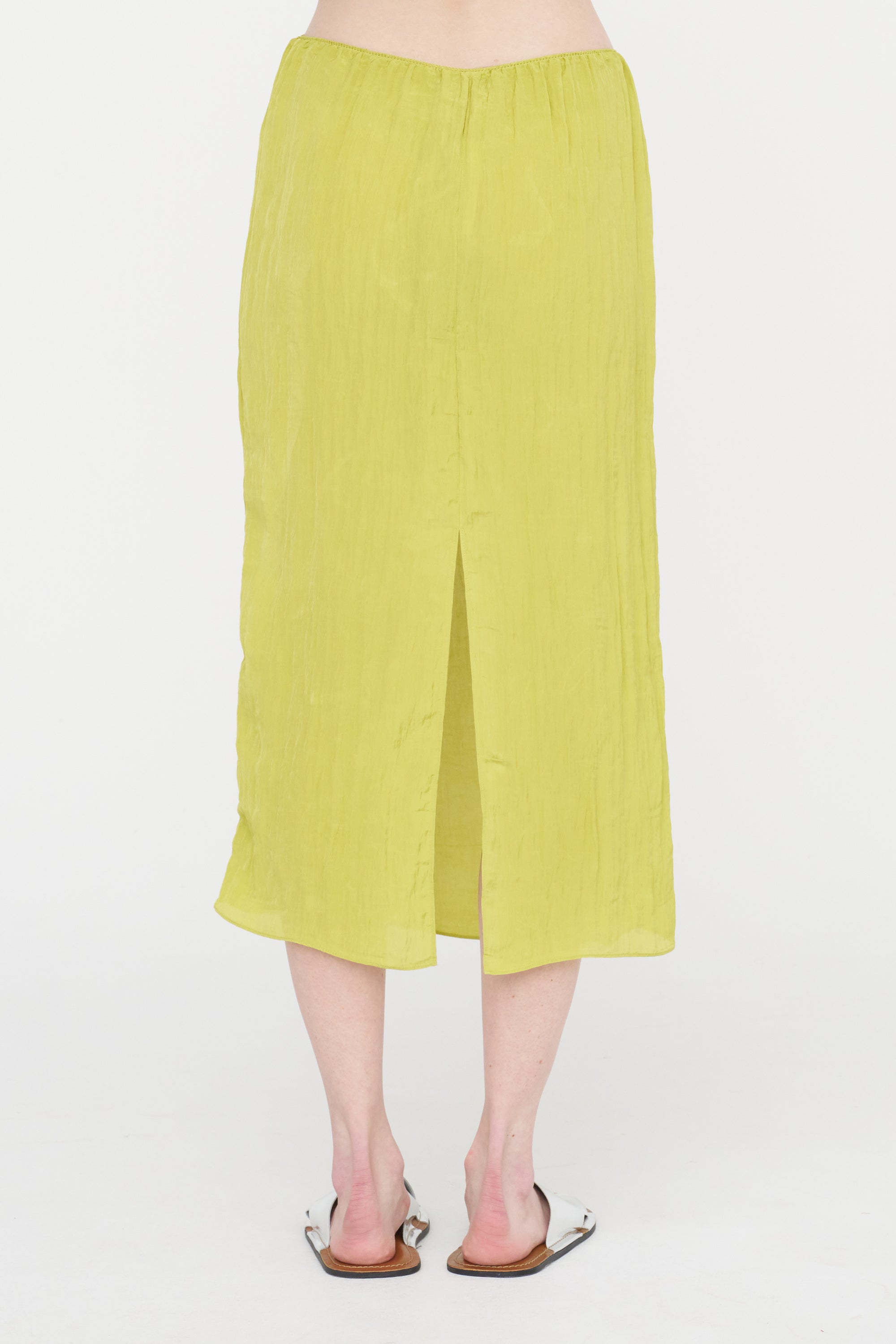 The Crinkle Slip Skirt