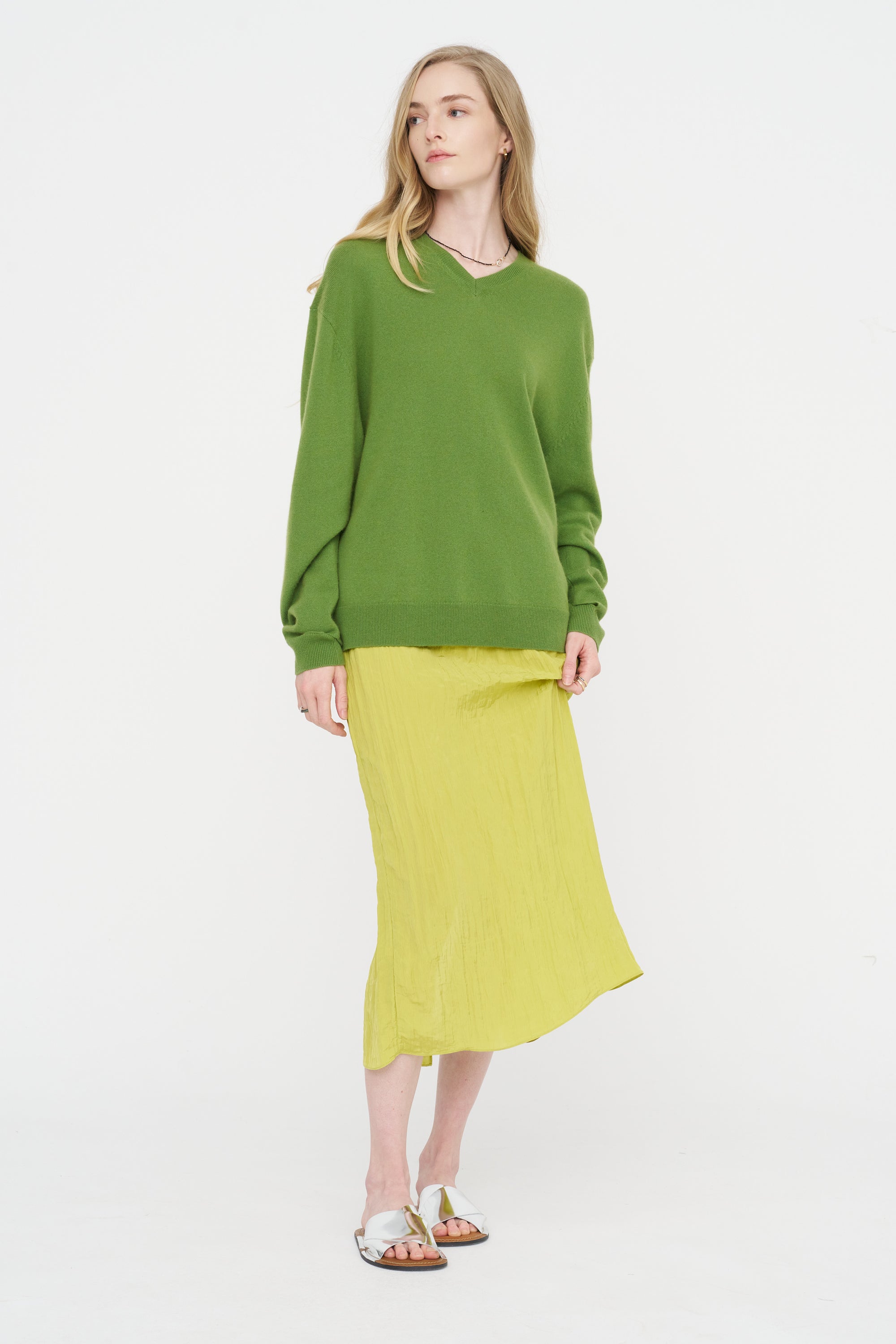 The Crinkle Slip Skirt