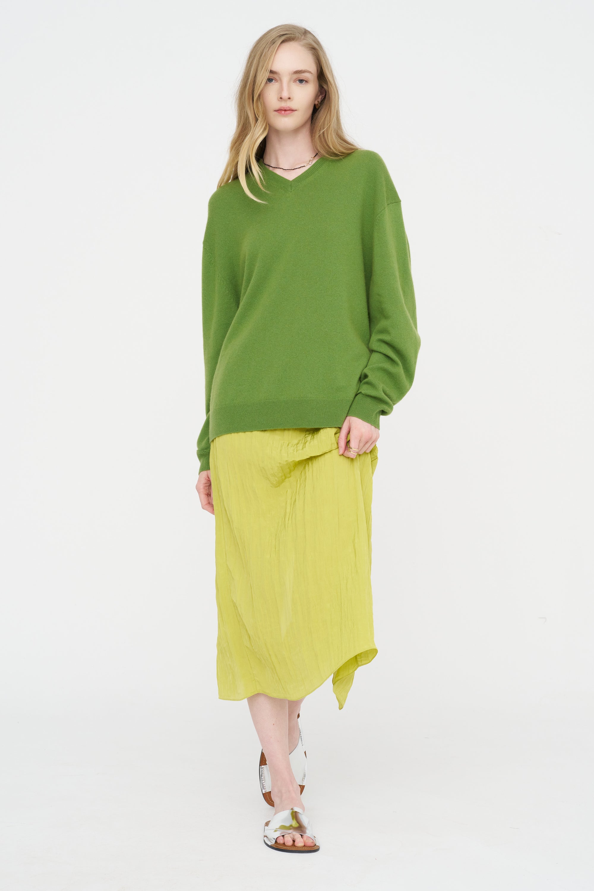 The Crinkle Slip Skirt