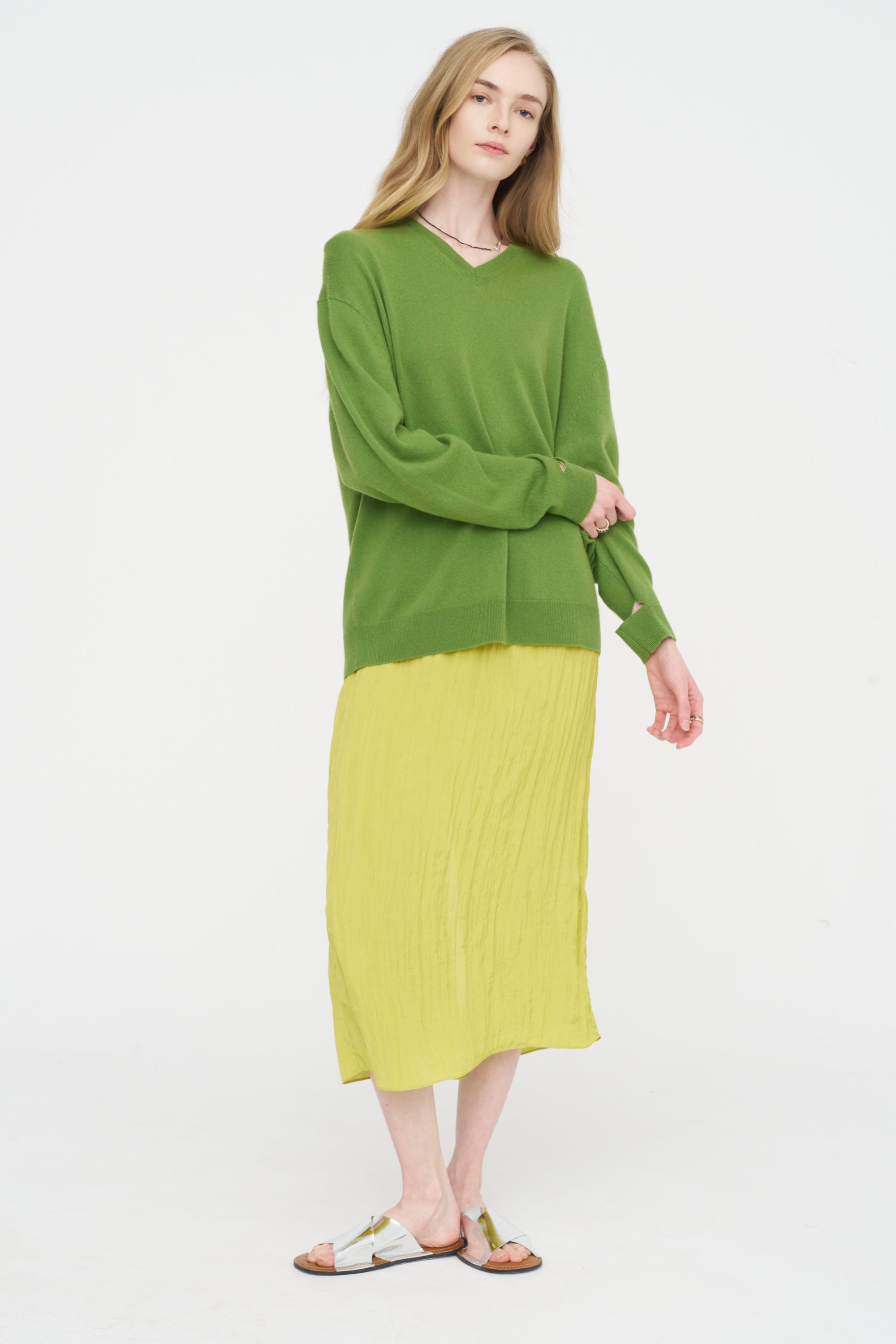 The Crinkle Slip Skirt