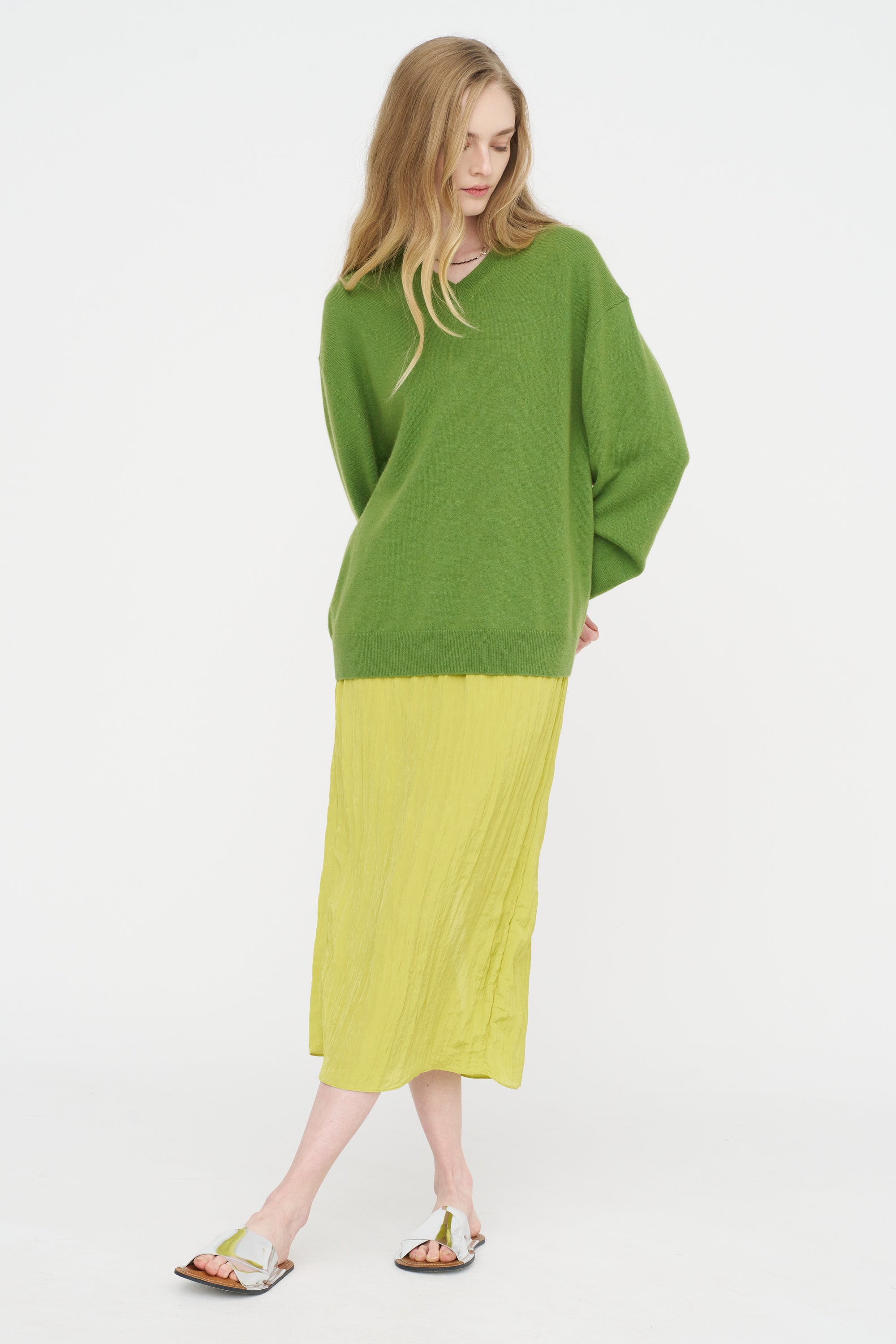 The Crinkle Slip Skirt