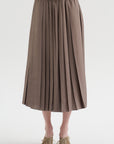 Feather Weight Pleated Pull On Skirt