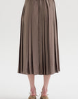 Feather Weight Pleated Pull On Skirt