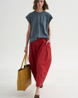 PRE-ORDER • Nylon Lantern Skirt, Red