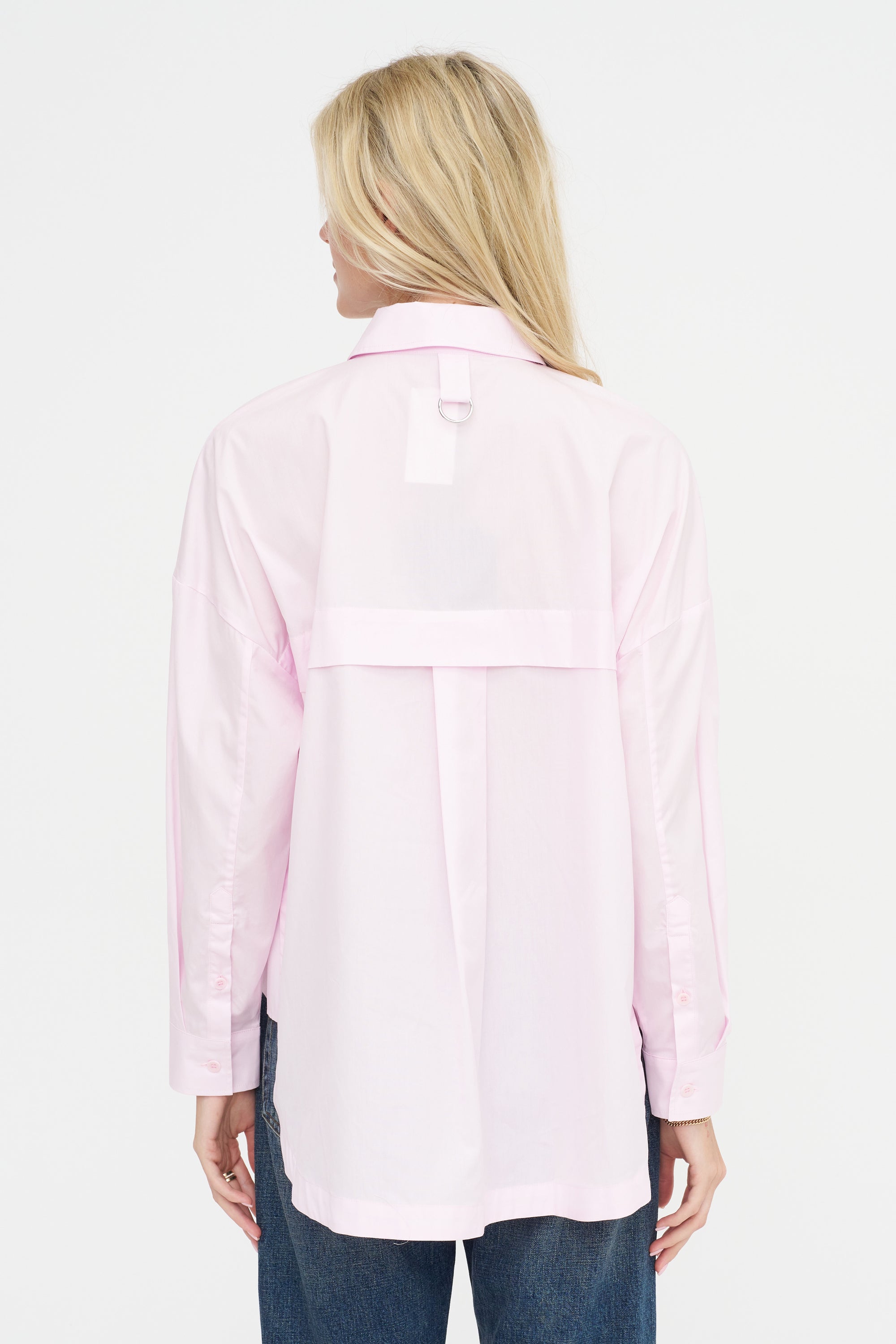 Gabe Oversized Shirt, Pink