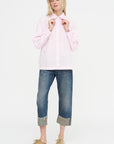 Gabe Oversized Shirt, Pink