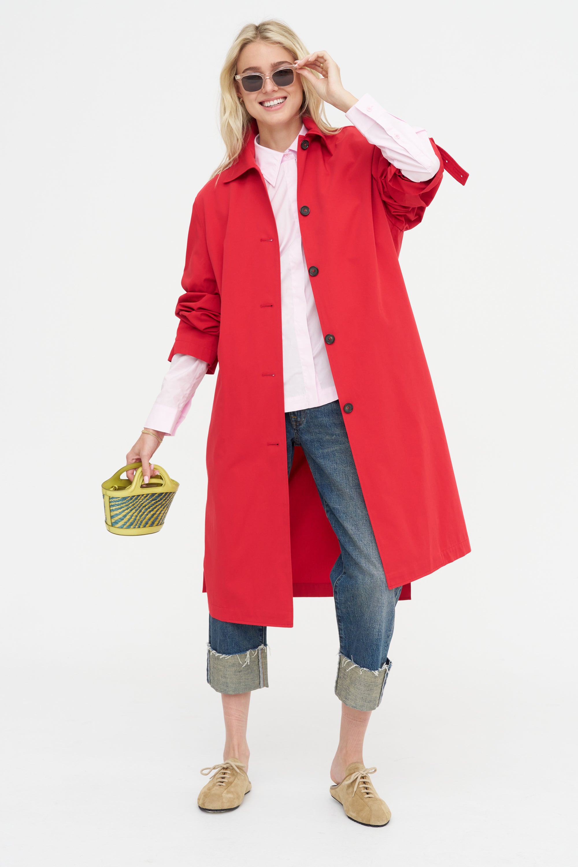 Gabe Oversized Shirt, Pink