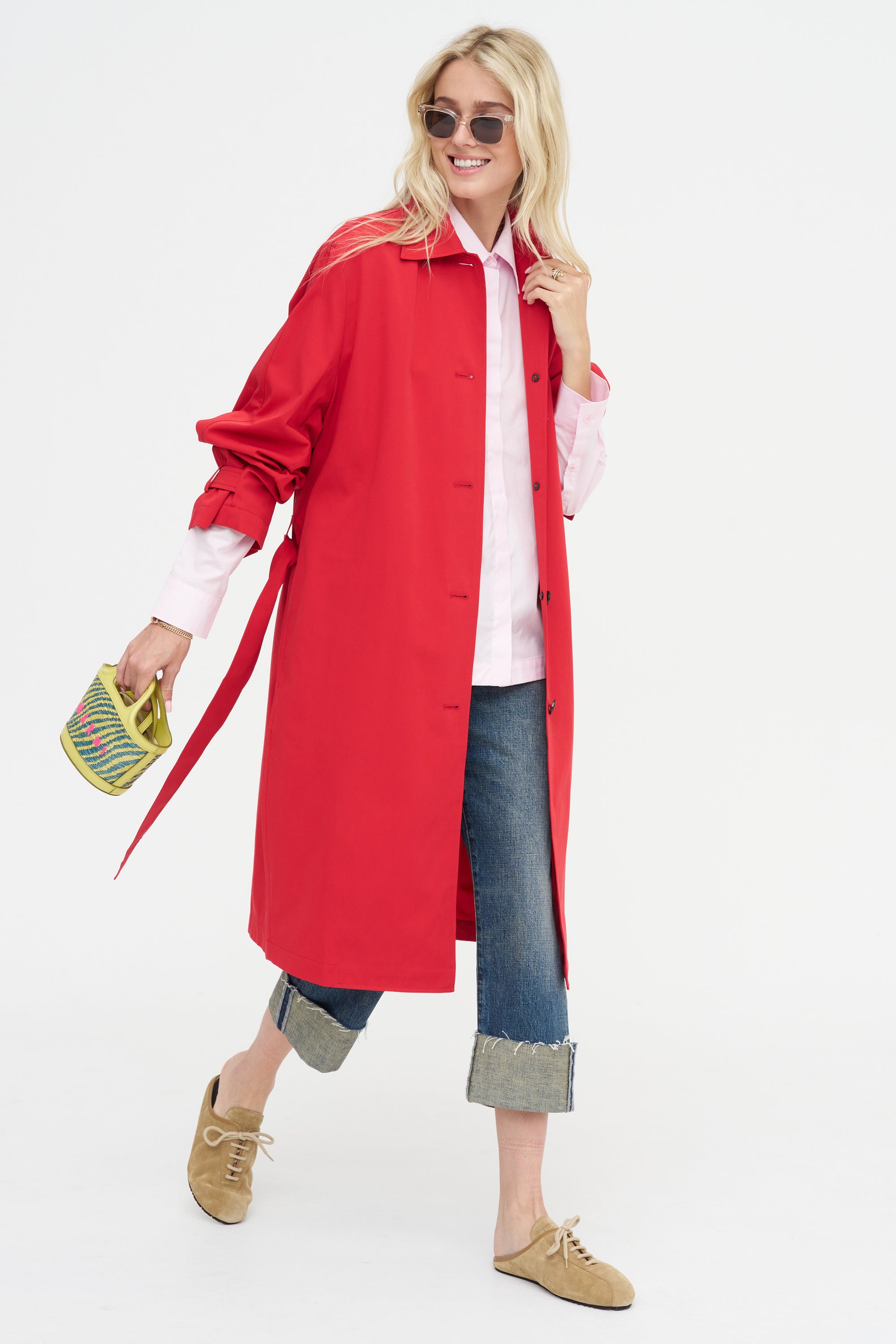 Gabe Oversized Shirt, Pink