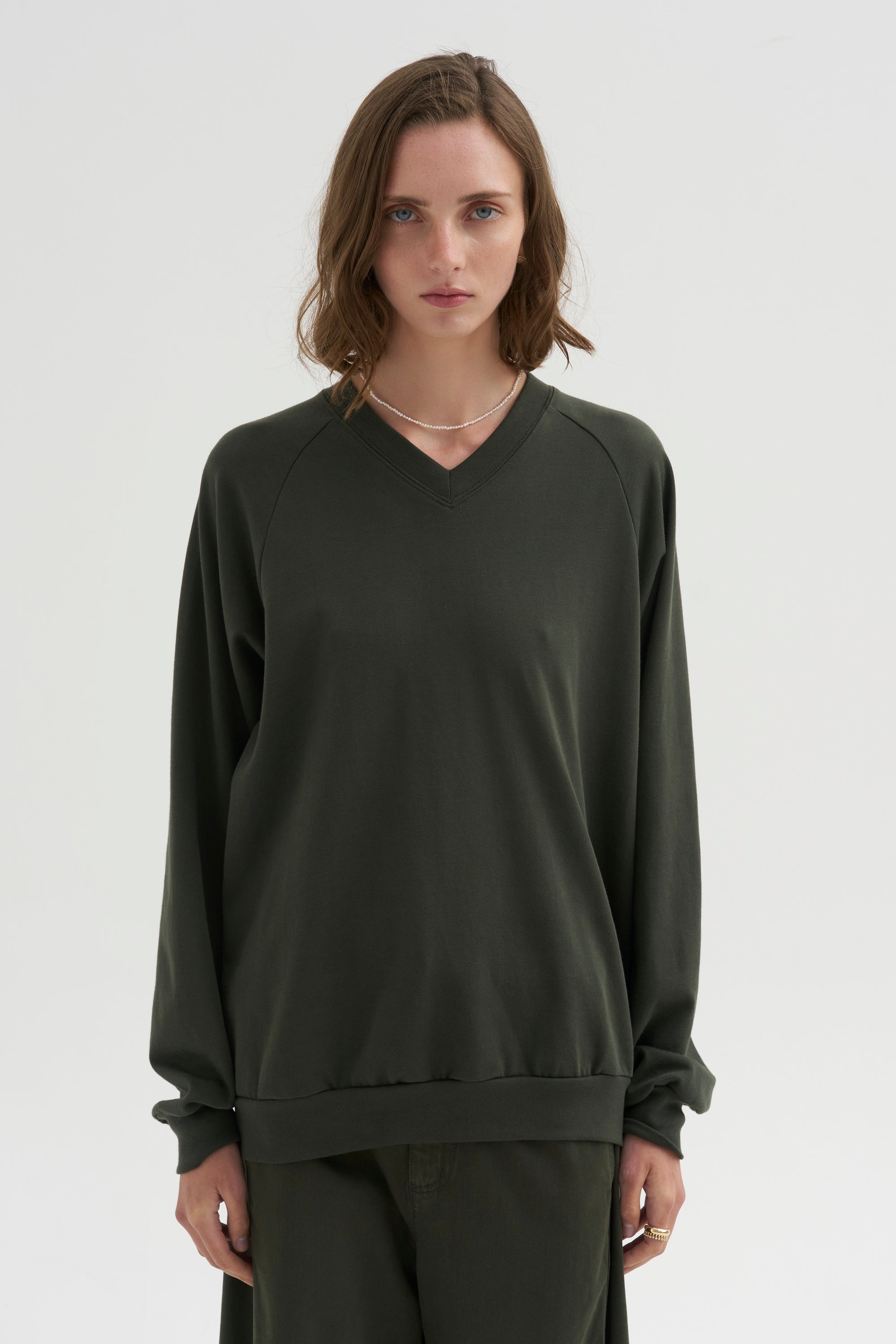 PRE-ORDER • Perfect T Vintage Sweatshirt, Army Green