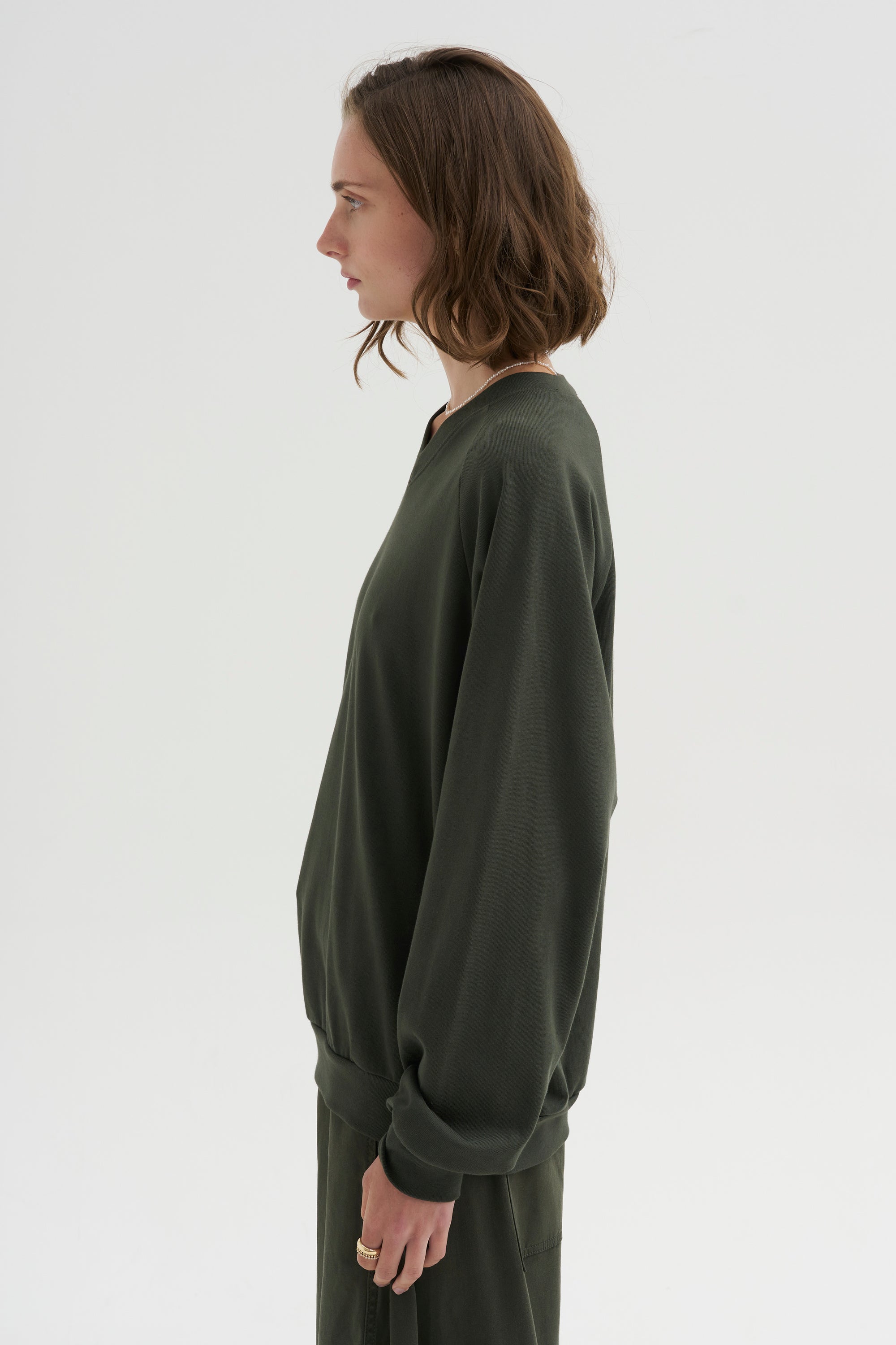 PRE-ORDER • Perfect T Vintage Sweatshirt, Army Green
