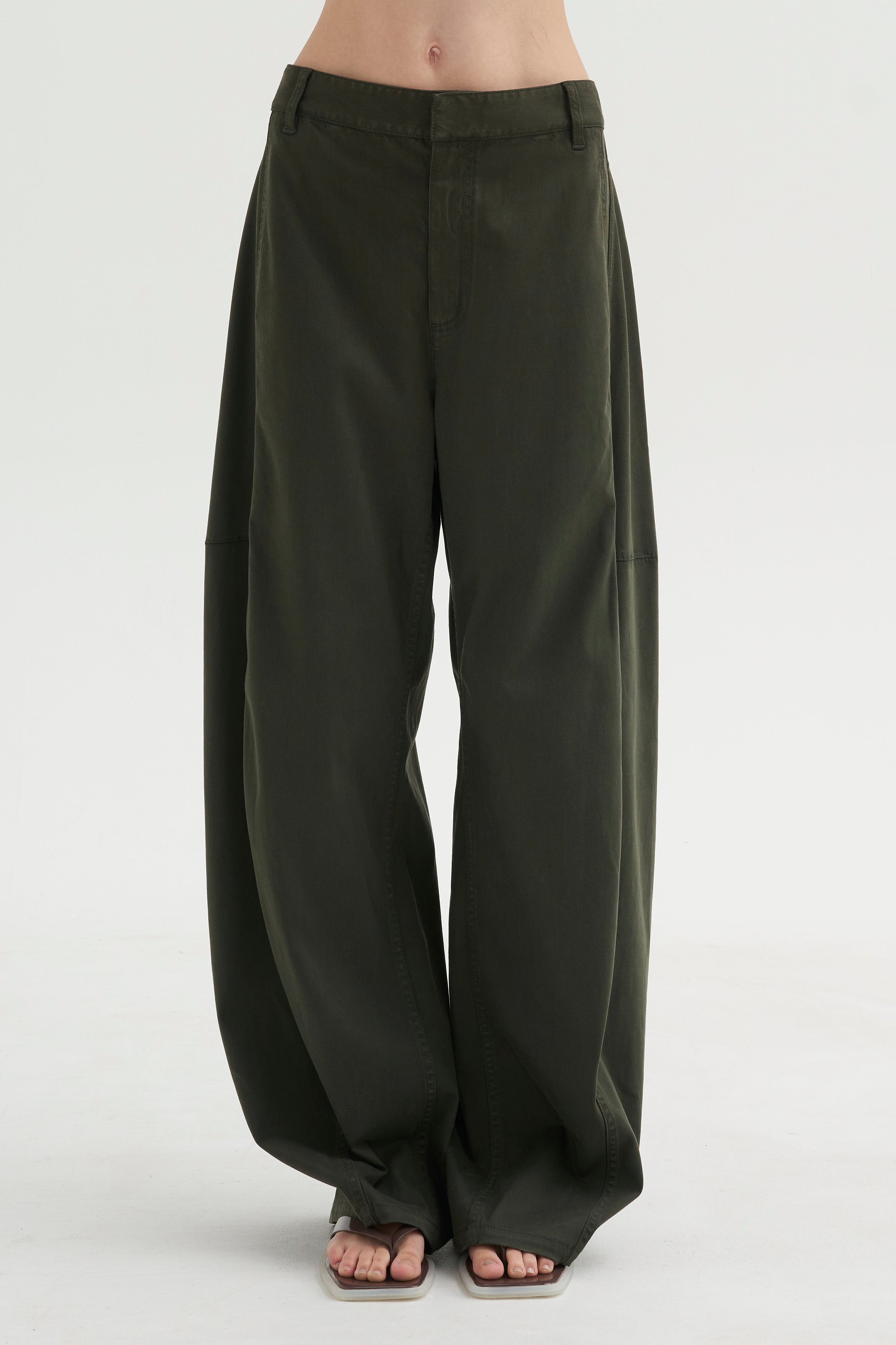 Reactive Garment Dyed Stretch Twill Sid Pant - Regular, Army Green