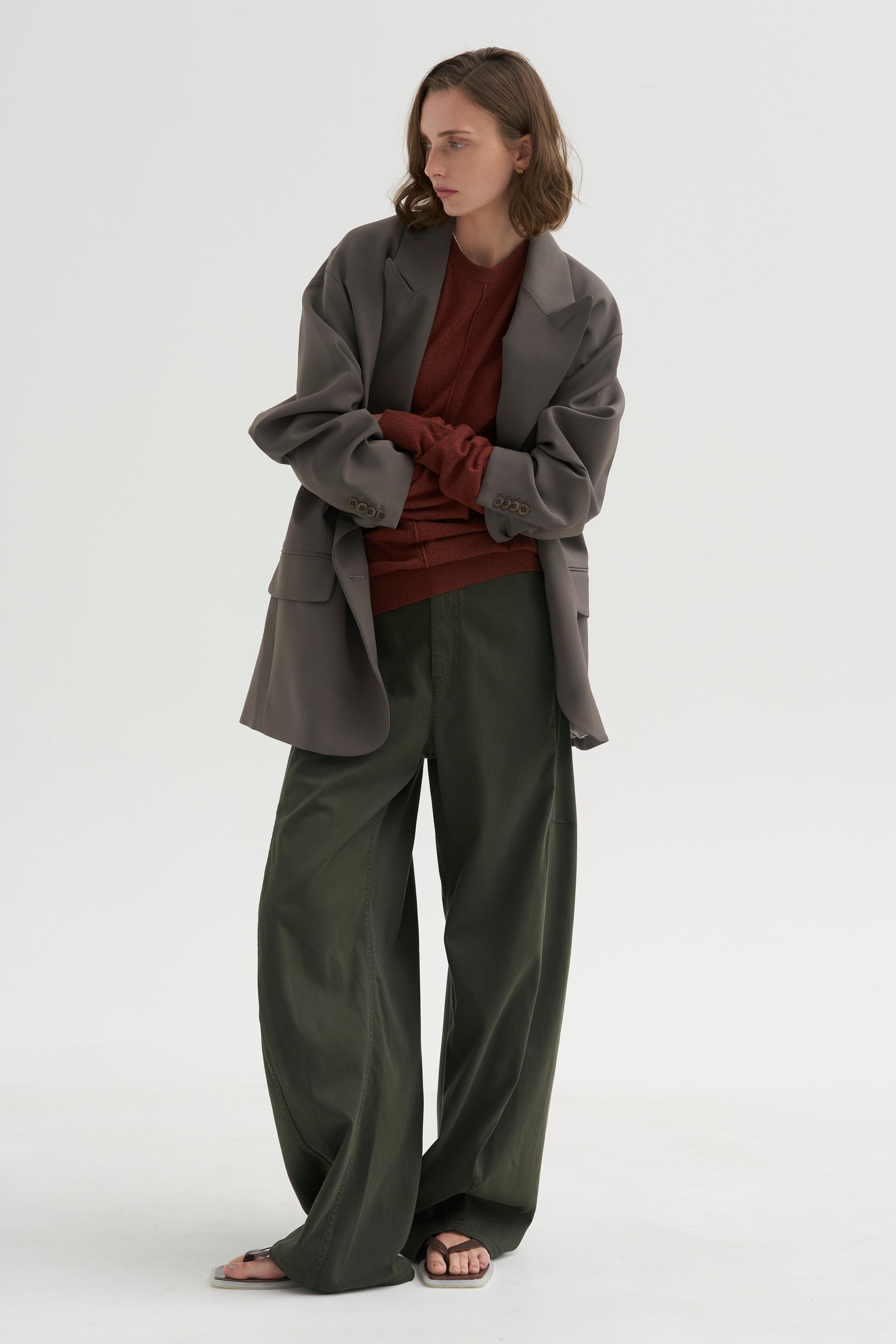 HYDD ライディングパンツ カーキ48 Reactive Garment Dyed Stretch Twill Sid Pant - Regular, Army Green
