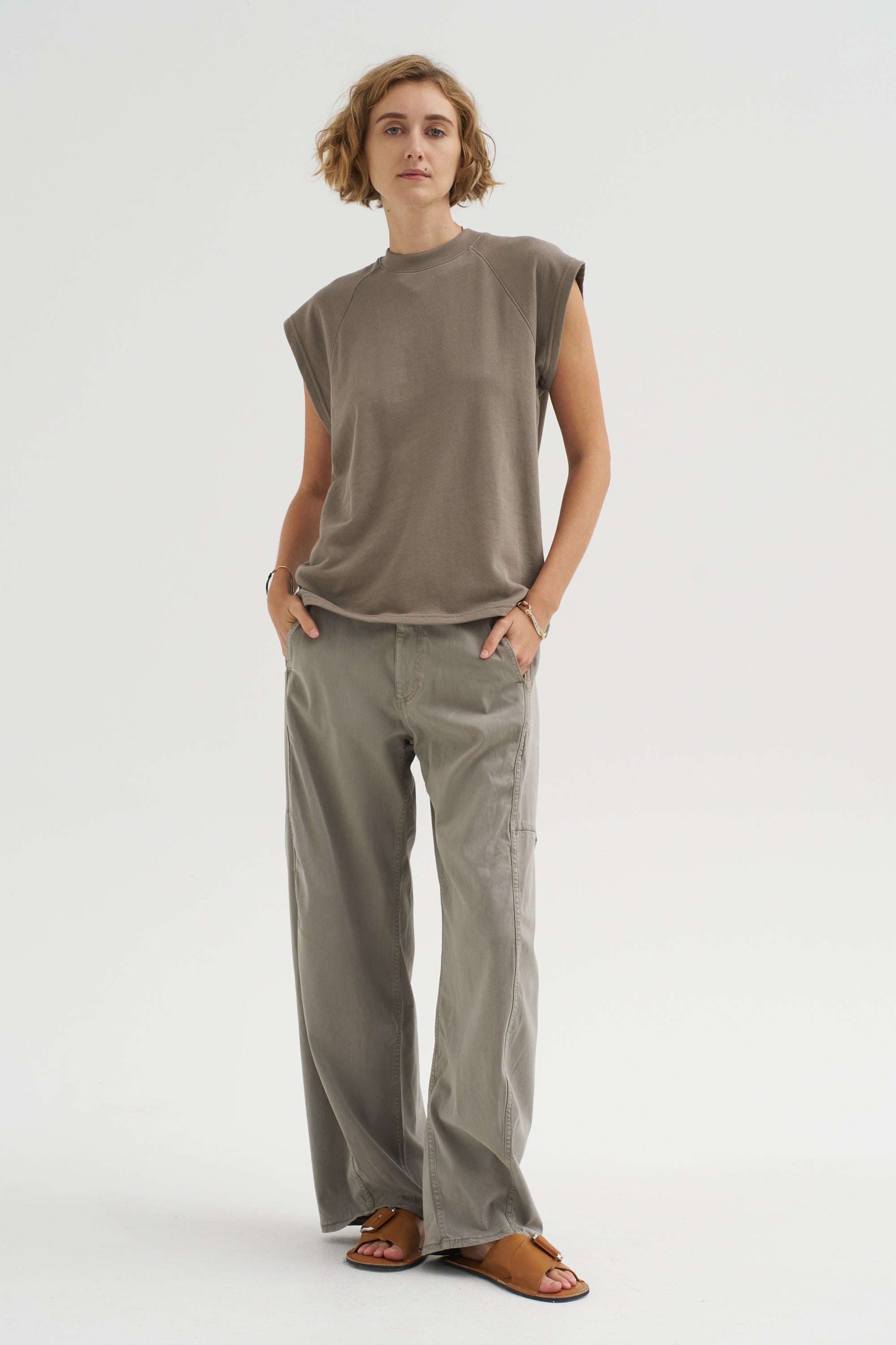 Reactive Vintage Garment Dyed Stretch Twill Sid Pant - Regular, Pewter