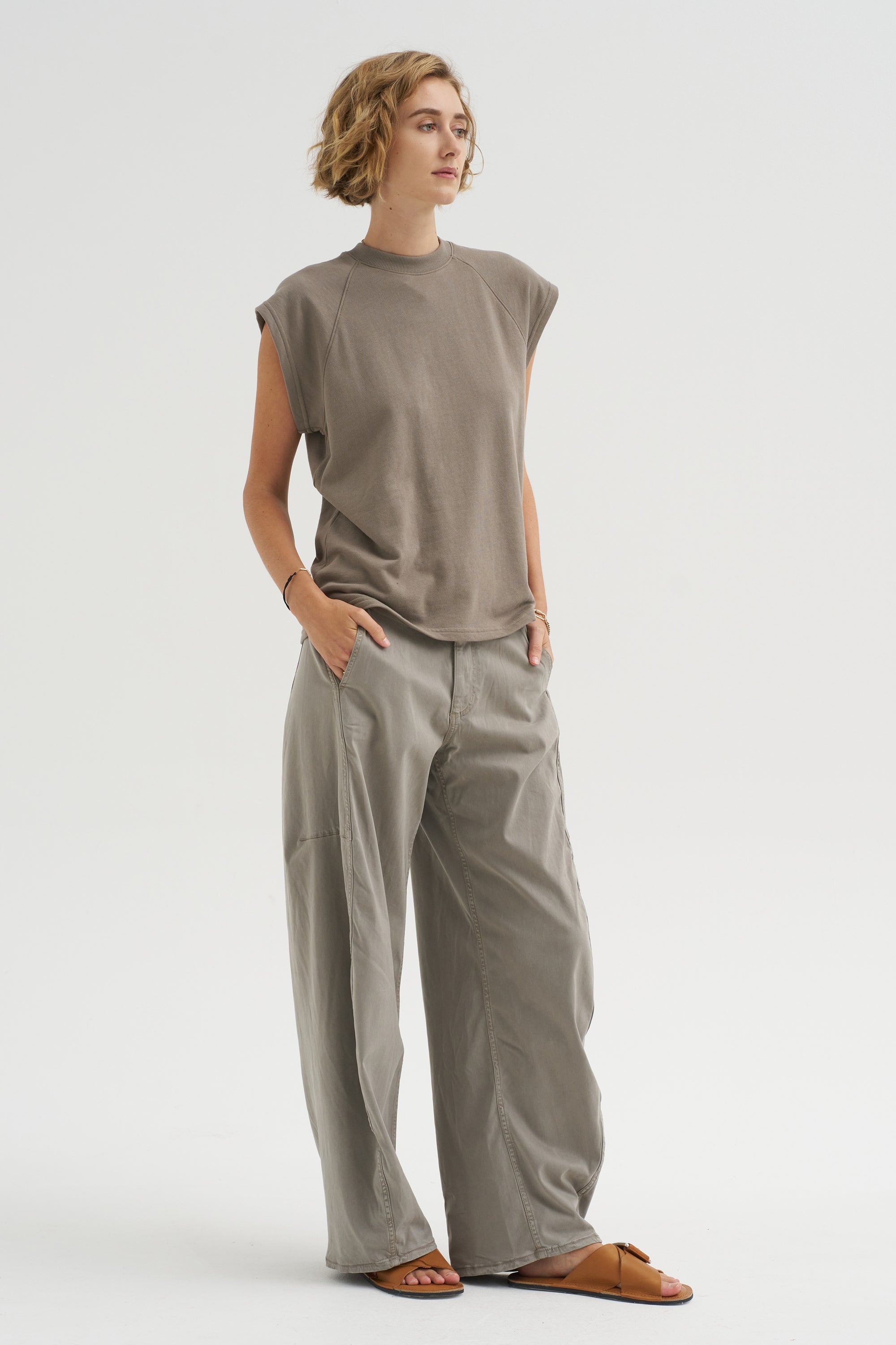 Reactive Vintage Garment Dyed Stretch Twill Sid Pant - Regular, Pewter