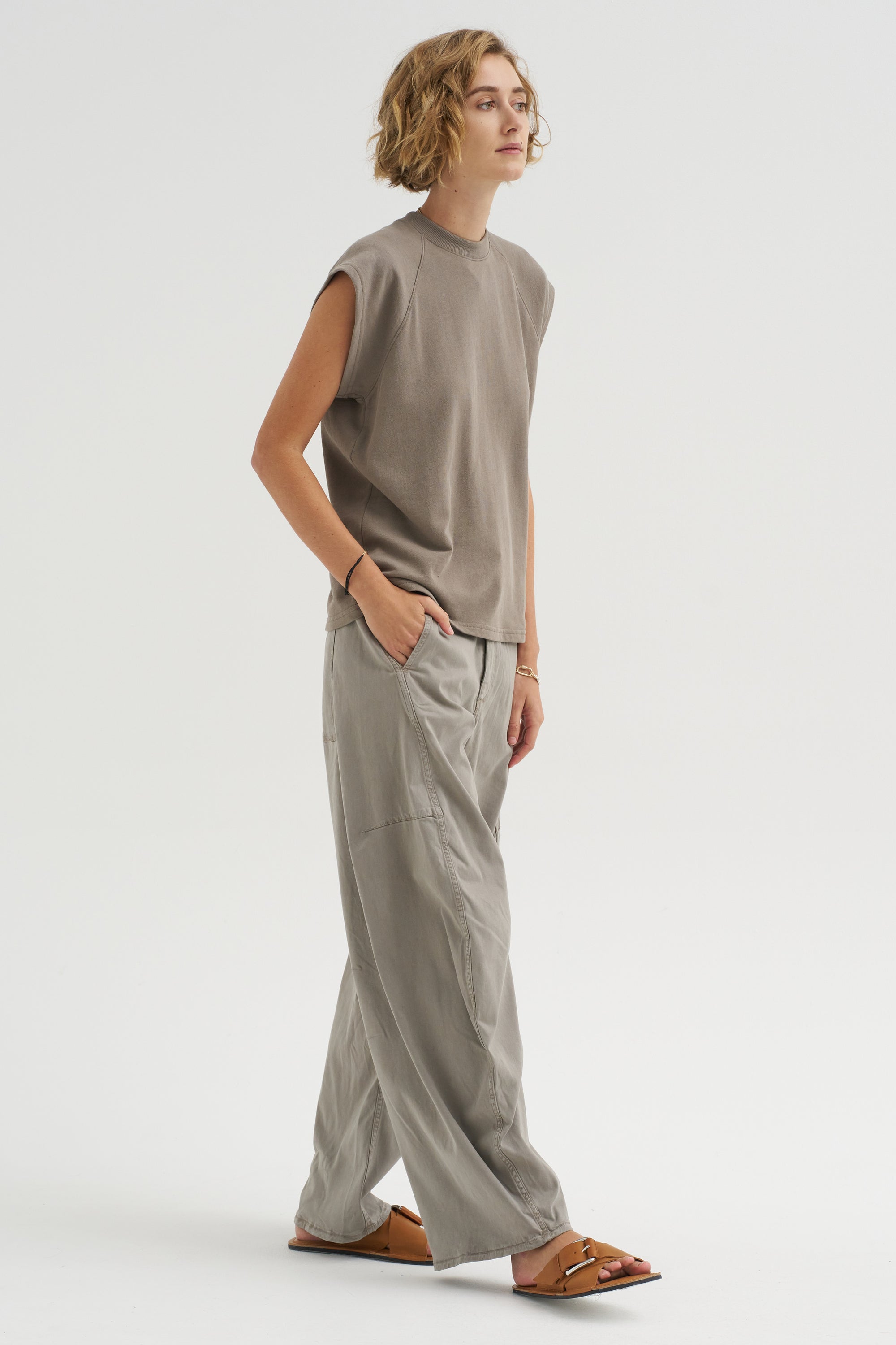 Reactive Vintage Garment Dyed Stretch Twill Sid Pant - Regular, Pewter