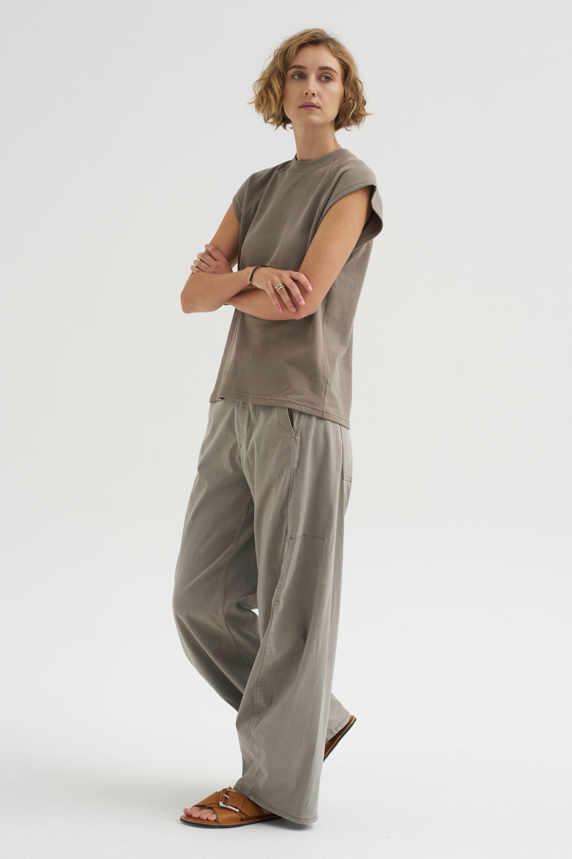 Reactive Vintage Garment Dyed Stretch Twill Sid Pant - Regular, Pewter