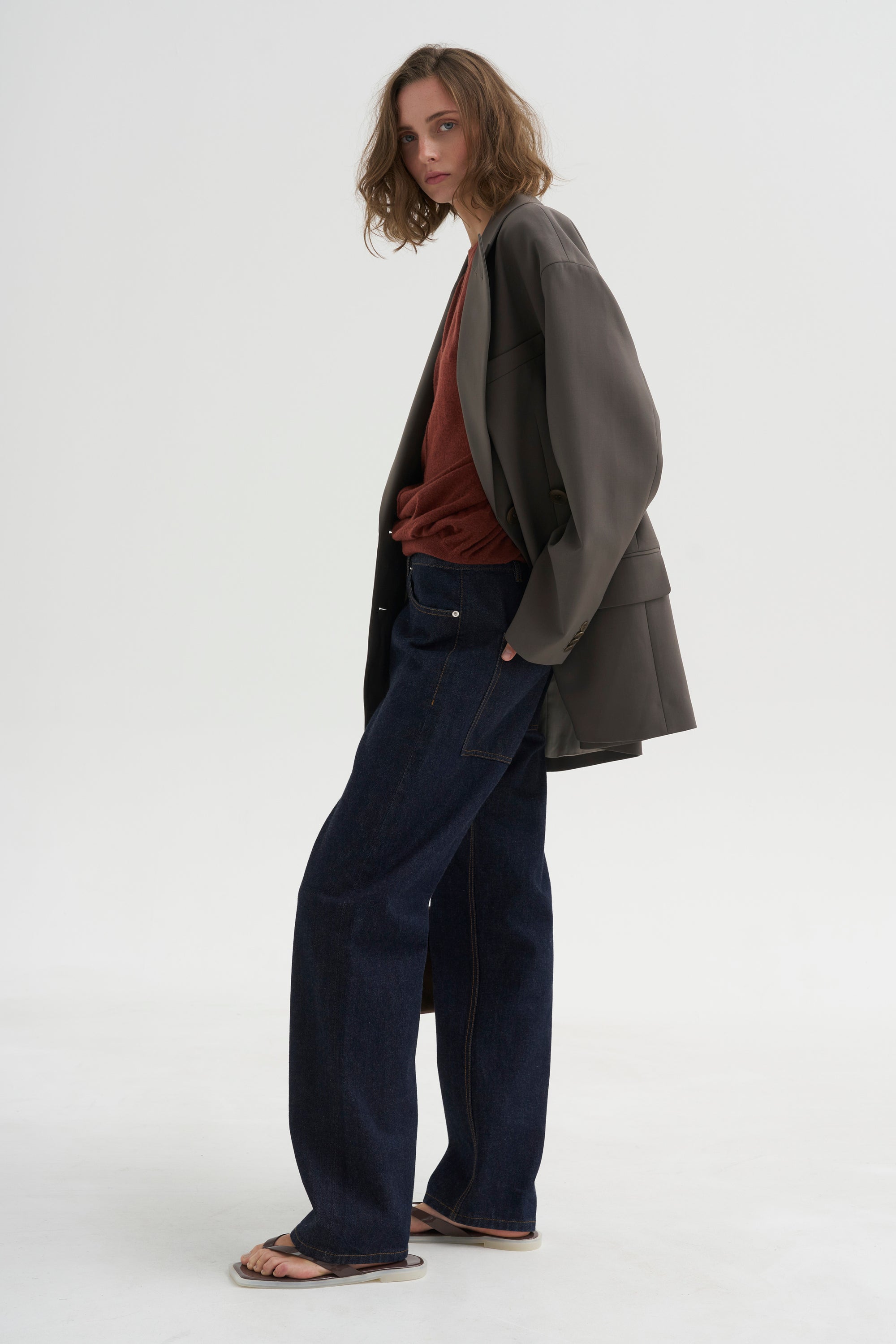 PRE-ORDER • Selvedge Denim 5 Pocket Alec Jean, Dark Denim