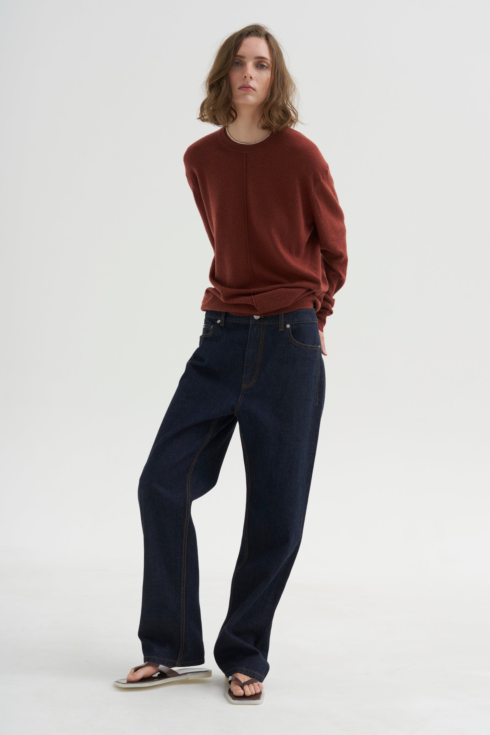 PRE-ORDER • Selvedge Denim 5 Pocket Alec Jean, Dark Denim