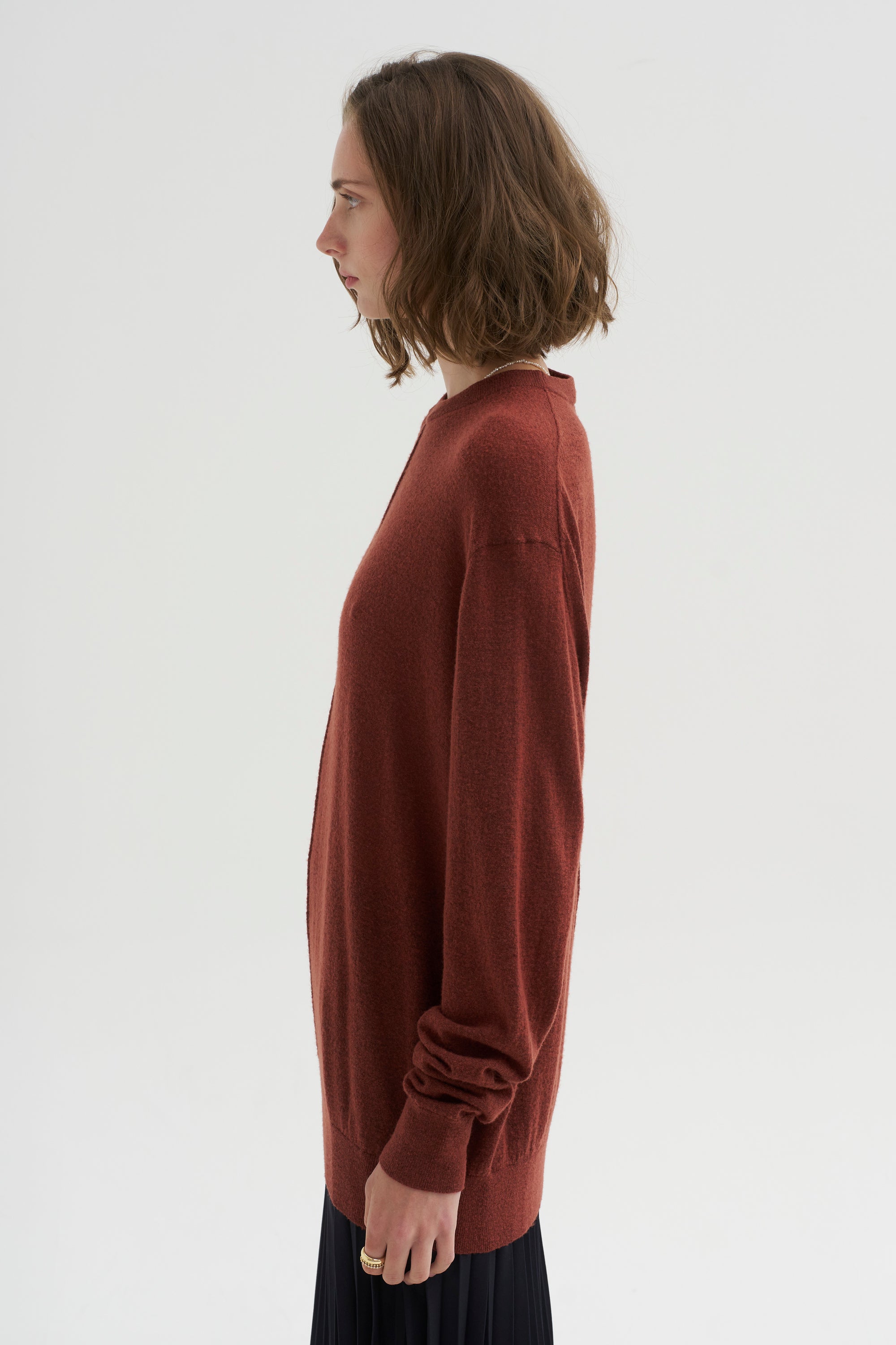 PRE-ORDER • Skinlike Mercerized Wool Crewneck Pullover