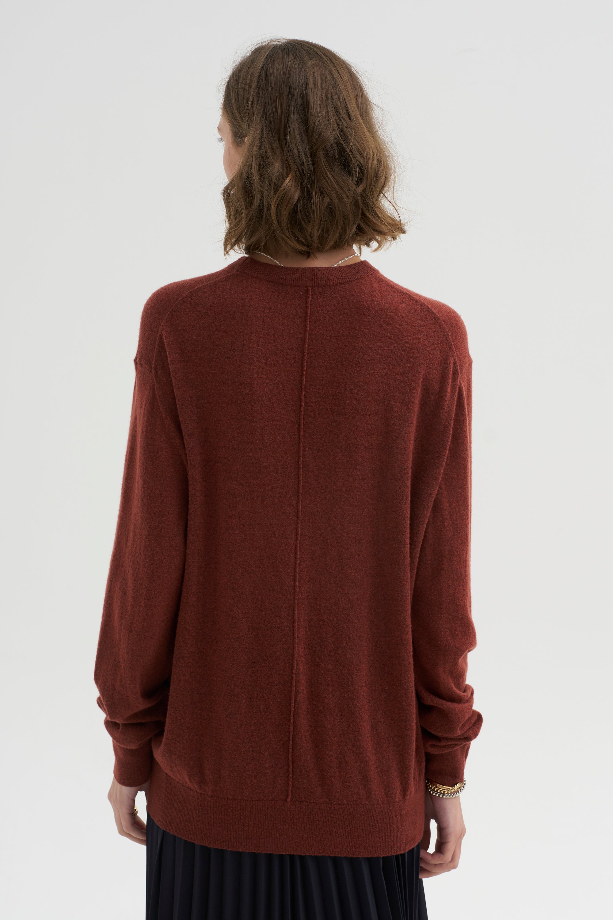 PRE-ORDER • Skinlike Mercerized Wool Crewneck Pullover