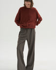 PRE-ORDER • Tropical Wool Charles Trouser - Regular, Dark Stone