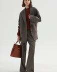 PRE-ORDER • Tropical Wool Charles Trouser - Regular, Dark Stone