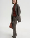 PRE-ORDER • Tropical Wool Charles Trouser - Regular, Dark Stone