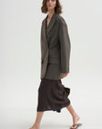 PRE-ORDER • Tropical Wool Liam Blazer, Dark Stone