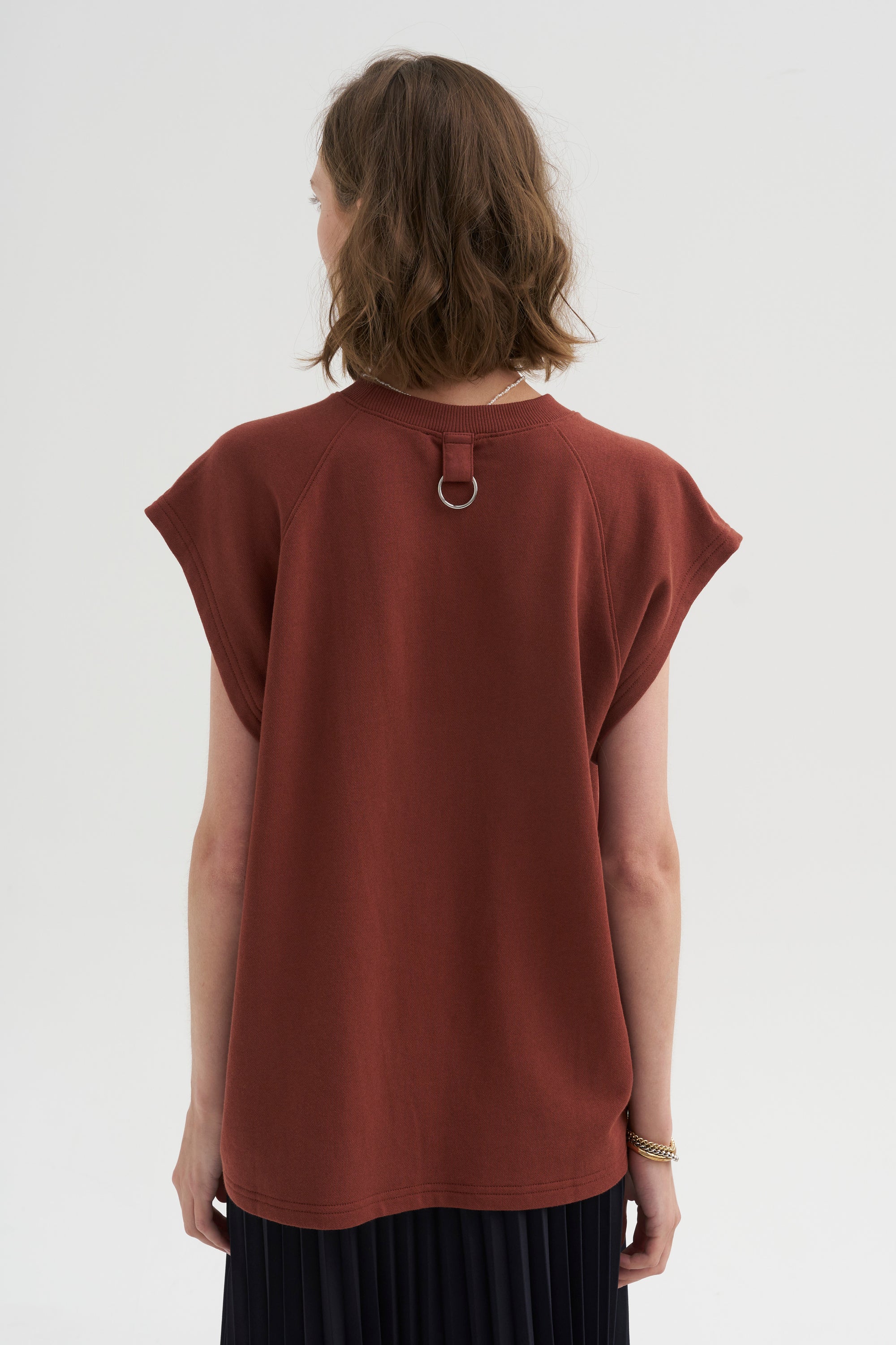 PRE-ORDER • Light Weight Sweatshirting Sleeveless Easy Top