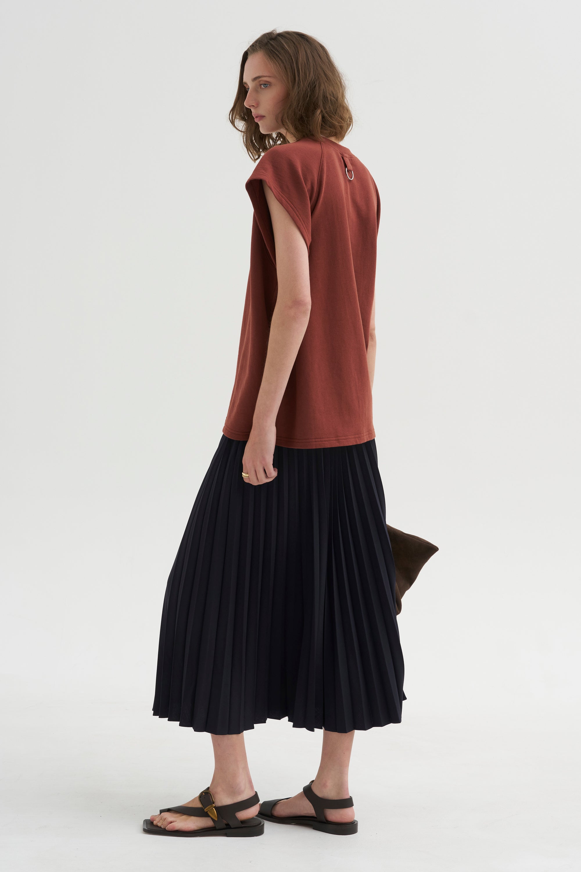 PRE-ORDER • Light Weight Sweatshirting Sleeveless Easy Top