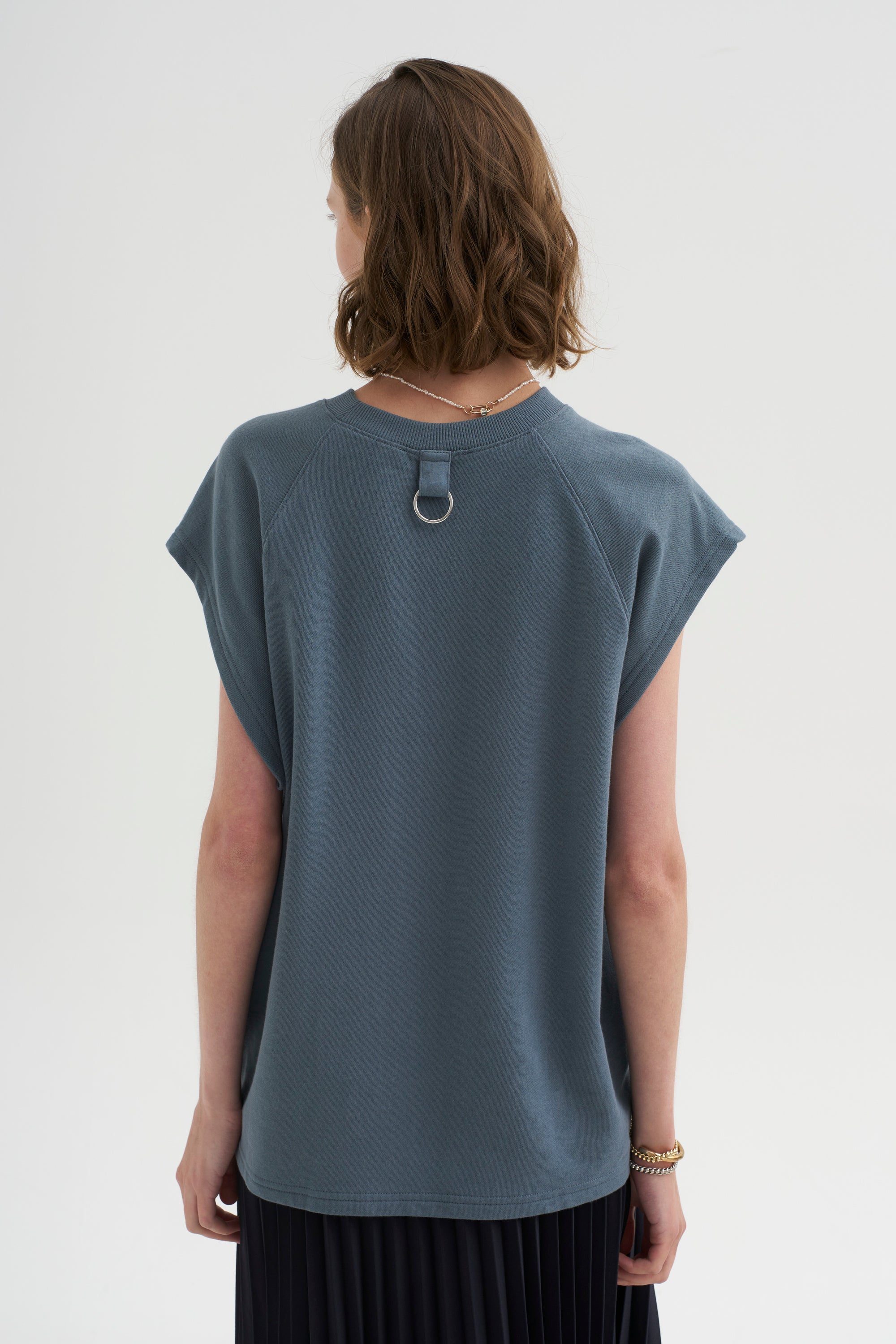 PRE-ORDER • Light Weight Sweatshirting Sleeveless Easy Top