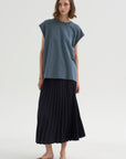 PRE-ORDER • Light Weight Sweatshirting Sleeveless Easy Top
